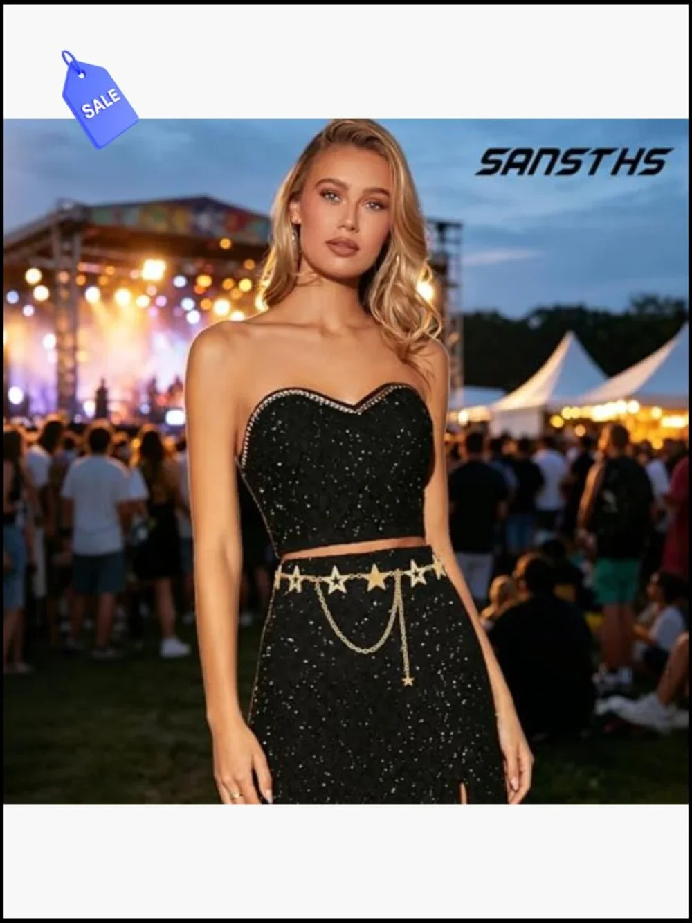Adjustable Chunky Chain Belt Metal Waist Belt for Jeans Dress Parties